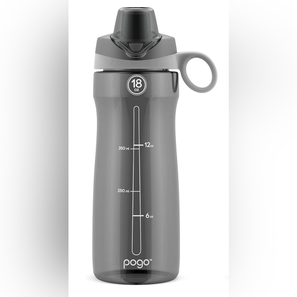Pogo Gray 18 oz Water Bottle